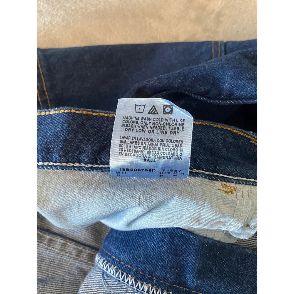 NWT Rustler Jeans 48x32 Blue Regular Fit Straight Leg Heavyweight Denim Workwear